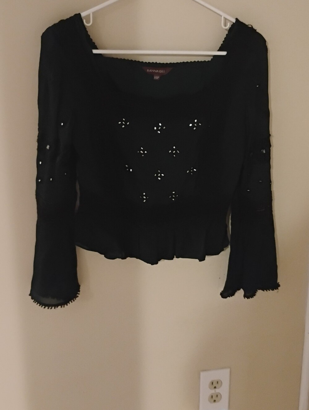Ranna Gill Anthropologie Medieval Fantasy Renaissancecore Top Sz XSP